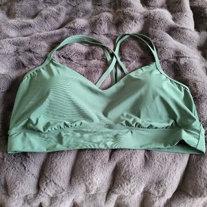 Green Sports Bra